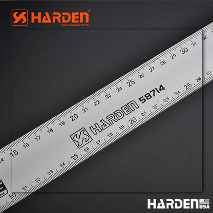 Esquadro de Alumínio Harden com Escala Gravada de Alta Precisão