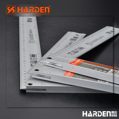 Esquadro de Alumínio Harden com Escala Gravada de Alta Precisão