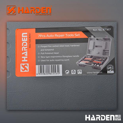 HARDEN – Kit Profissional 7 Peças para Funilaria Automotiva e Reparos de Lataria