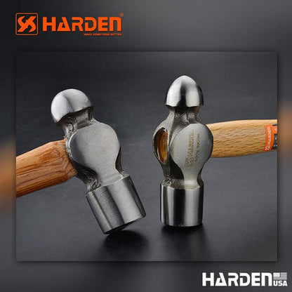 Martelo Pena HARDEN com Cabo de Madeira de Carvalho – Alto Desempenho e Resistência para Uso Profissional