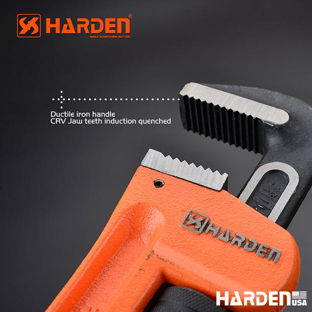 Chave Grifo Stillson Harden – Corpo em Ferro Nodular e Mordentes em Aço CRV