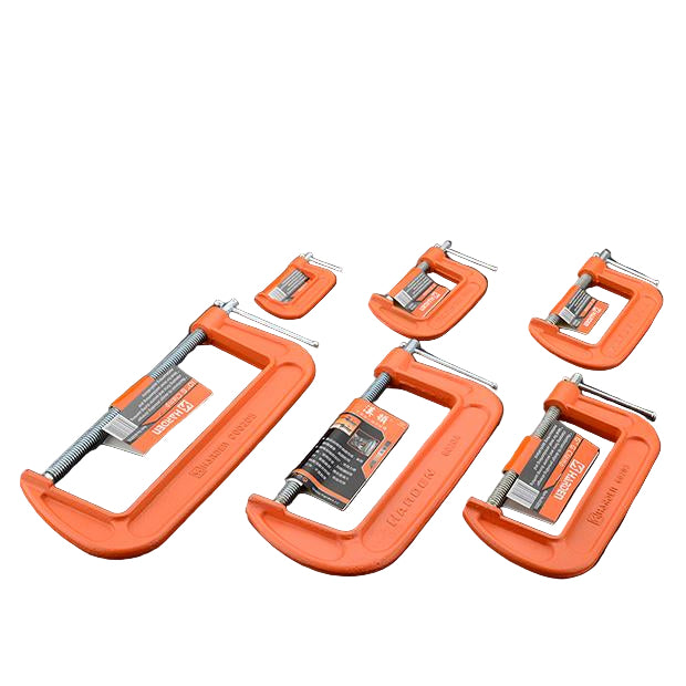 Grampo Sargento Tipo C HARDEN – Alta Resistência em Ferro Fundido para Metal e Madeira