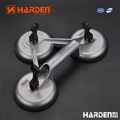 Ventosa de Sucção Tripla HARDEN – Corpo em ABS Reforçado, 3 Cabeças de Alta Aderência