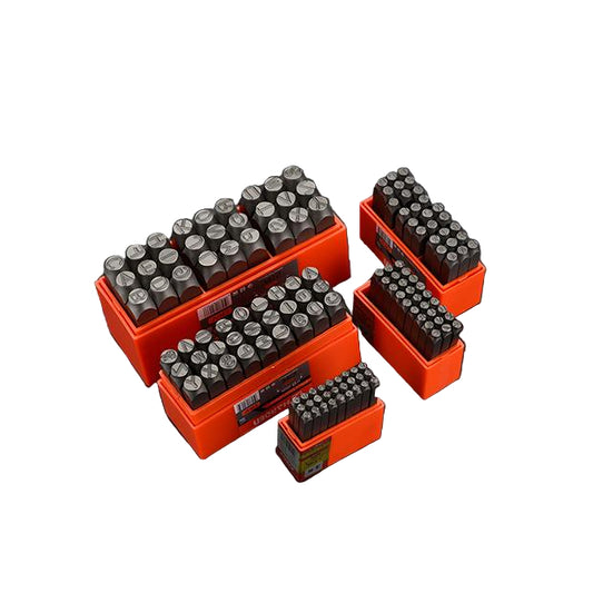 Kit de Punções de Letras Harden – Aço Cromo-Vanádio Temperado para Marcação em Metal e Madeira