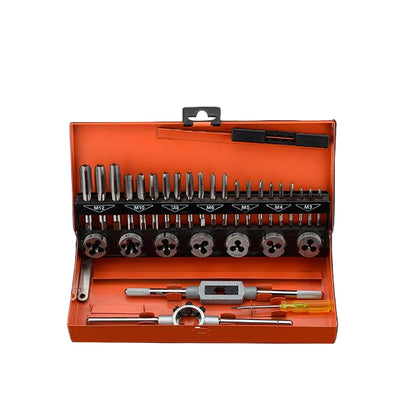 Jogo de Macho e Cossinete 32 Peças HARDEN – Aço Liga Alta Resistência para Rosqueamento Preciso