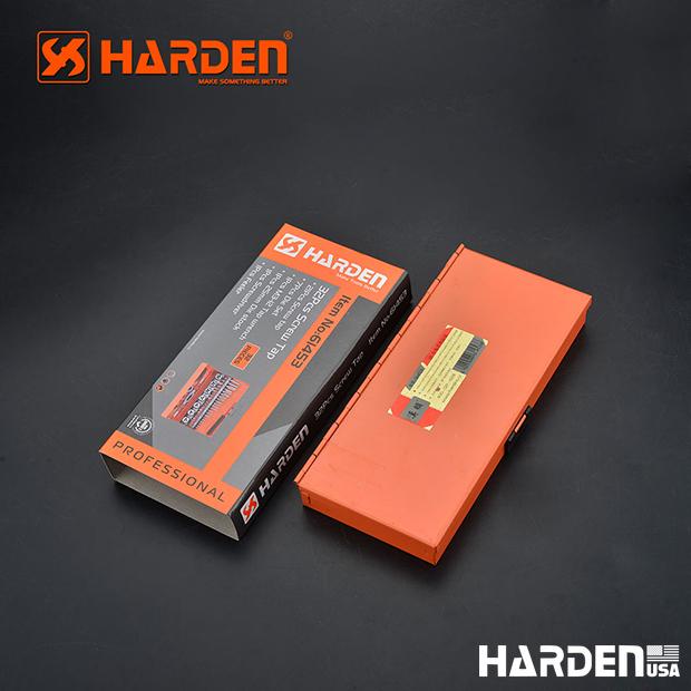 Jogo de Macho e Cossinete 32 Peças HARDEN – Aço Liga Alta Resistência para Rosqueamento Preciso