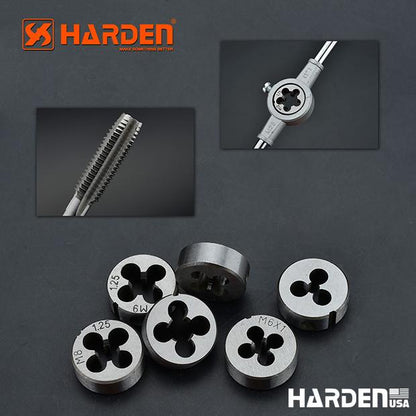 Jogo de Macho e Coquete HARDEN 20 Peças – Corte e Recuperação de Rosca com Precisão Profissional