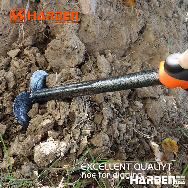 Enxada HARDEN 340 x 100 mm (13,4” x 3,9”) em Aço Carbono com Cabo Ergonômico