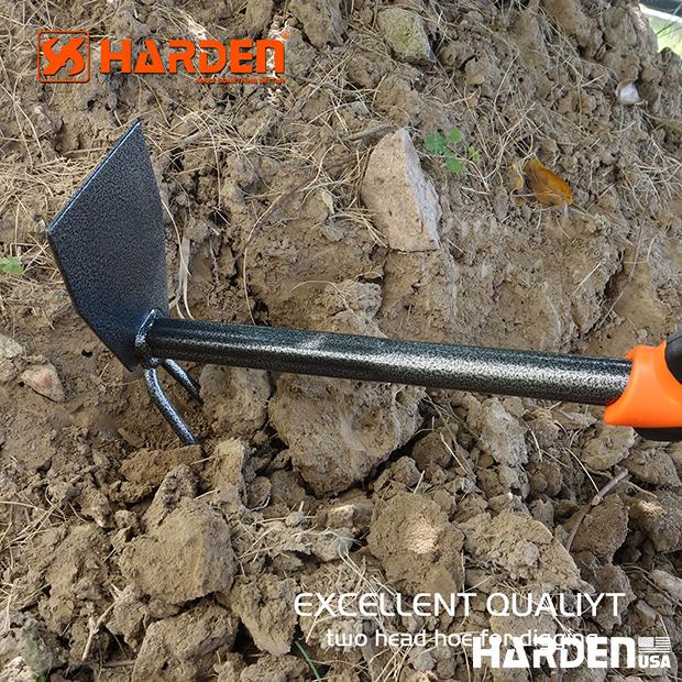 Enxada Combinada 340 x 180 mm HARDEN em Aço Carbono Temperado com Cabo Ergonômico