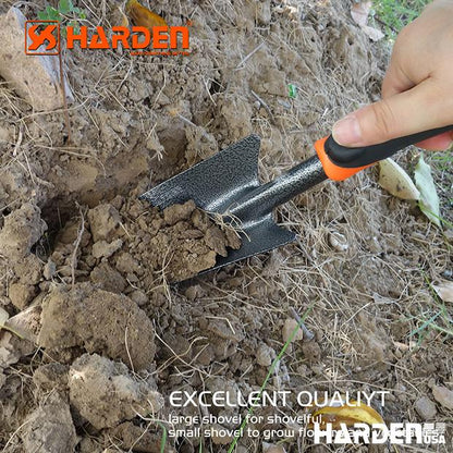 Pá de Jardim HARDEN em Aço Carbono – Cabo Ergonômico TPR 350 mm