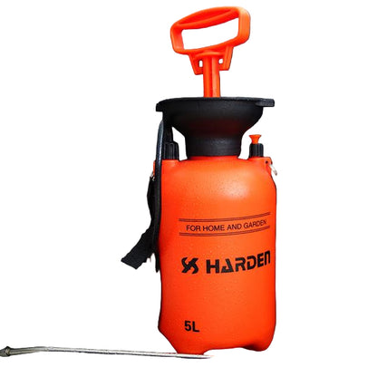 Pulverizador de Pressão 5L HARDEN, Pulverização Precisa com Válvula de Metal