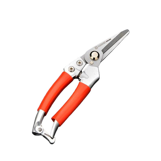 Tesoura de Jardinagem HARDEN 200 mm (8”) – Lâmina Forjada em Aço Inoxidável com Cabo em Liga de Zinco e Revestimento em PVC