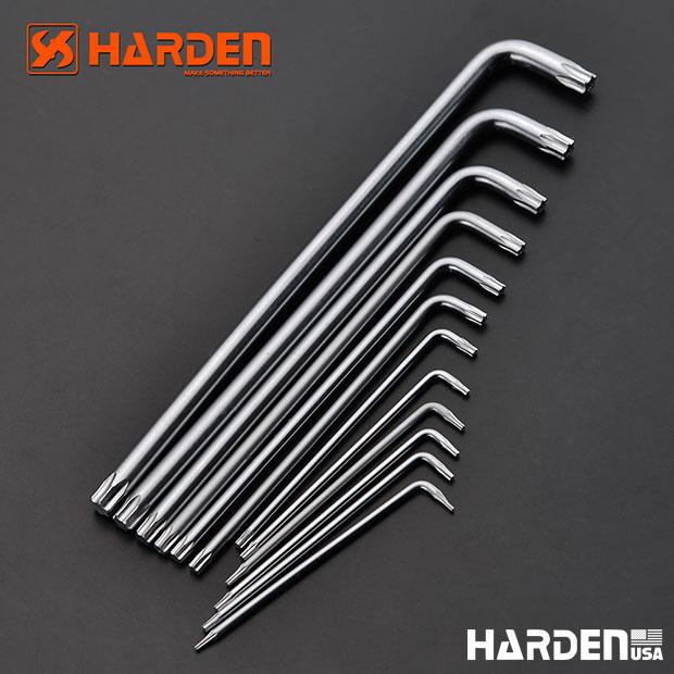 Chave Torx Longa HARDEN – Aço Cromo-Vanádio de Alta Resistência para Acesso em Locais Profundos