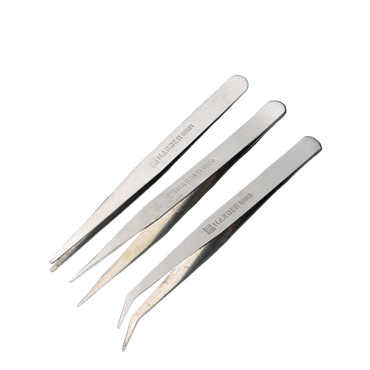 Pinça de Aço Inoxidável HARDEN – Alta Precisão para Trabalhos Técnicos e Manuais