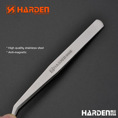 Pinça de Aço Inoxidável HARDEN – Alta Precisão para Trabalhos Técnicos e Manuais