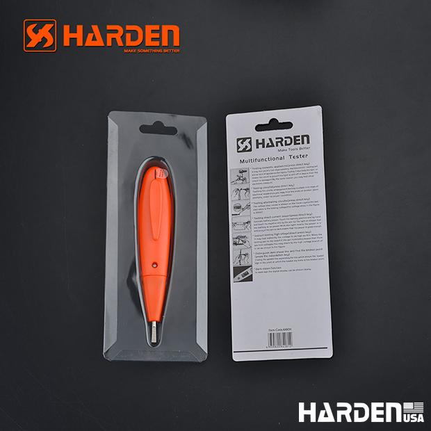 Testador Multifuncional de Tensão HARDEN 12–250V – Com Tela Digital e Ponteira em Cromo-Vanádio