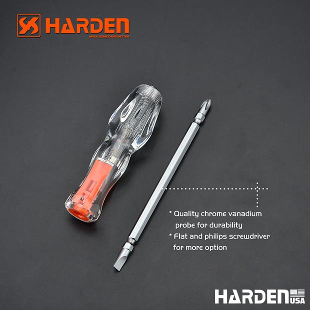 Testador Elétrico Duplo 205 mm – Chave de Teste com Função Fenda e Philips para Tensão de 100 V a 250 V