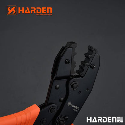 Alicate Crimpador com Catraca 215 mm HARDEN – Alta Precisão para Terminais e Conectores Elétricos