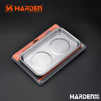Bandeja Magnética HARDEN 225 x 138 mm em Aço Inoxidável para Parafusos e Peças