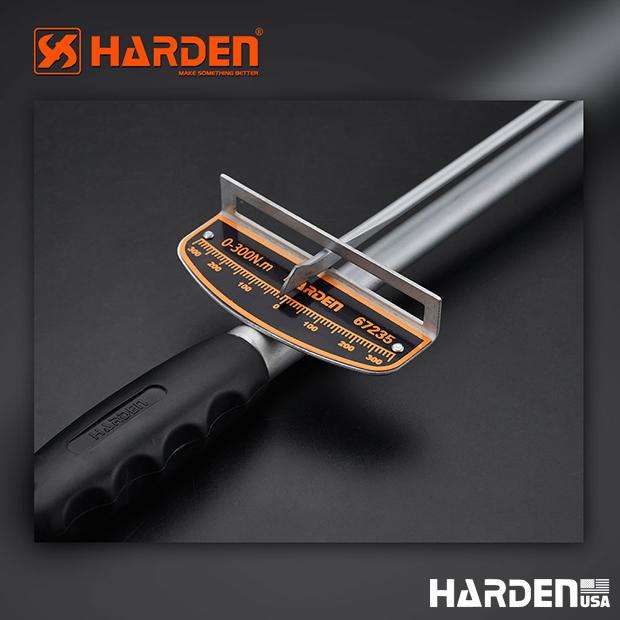 Chave de Torque HARDEN 0–300 N·m em Aço Cromo-Vanádio (Cr-V) de Alta Precisão