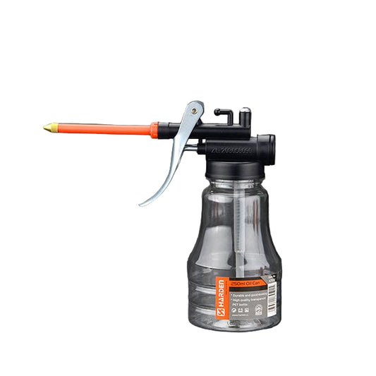 Lata de Óleo 250 ml HARDEN com Bico Metálico Flexível e Corpo em PET