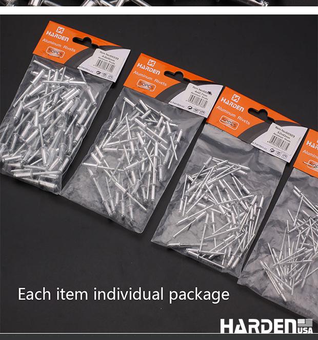 Rebite de Alumínio HARDEN para Fixação – Alta Resistência e Acabamento Profissional