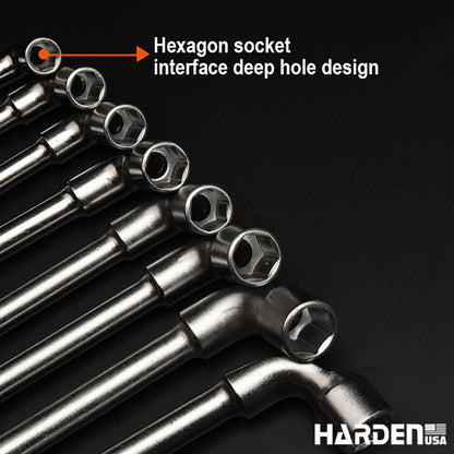 HARDEN Chave em L Profissional em Aço CrV Cromado – Alta Resistência e Durabilidade