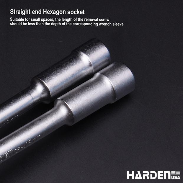 HARDEN Chave em L Profissional em Aço CrV Cromado – Alta Resistência e Durabilidade