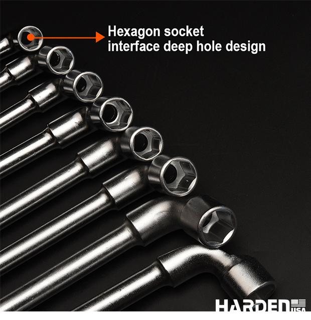 HARDEN Chave em L Profissional em Aço CrV Cromado – Alta Resistência e Durabilidade