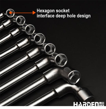 HARDEN Chave em L Profissional em Aço CrV Cromado – Alta Resistência e Durabilidade