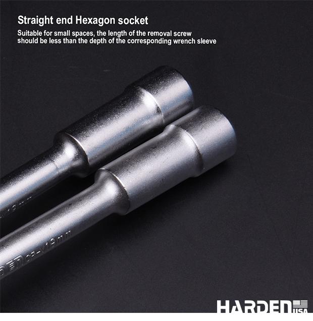 HARDEN Chave em L Profissional em Aço CrV Cromado – Alta Resistência e Durabilidade