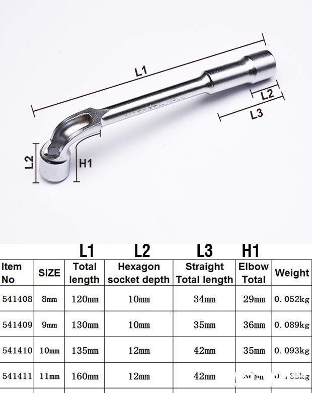 HARDEN Chave em L Profissional em Aço CrV Cromado – Alta Resistência e Durabilidade