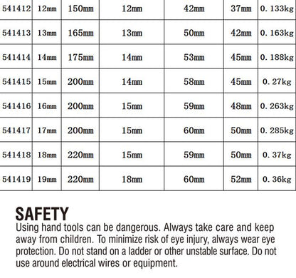 HARDEN Chave em L Profissional em Aço CrV Cromado – Alta Resistência e Durabilidade