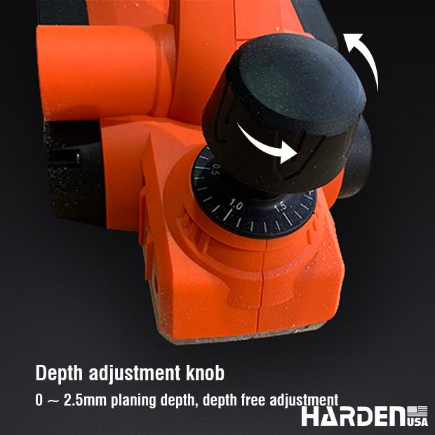 Plaina Elétrica 850W HARDEN – Largura de Corte 82mm e Velocidade de 17.000RPM