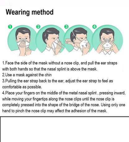 Conjunto de 2 Máscaras Antipoeira