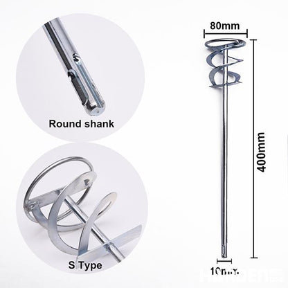 Misturador de Tinta com Encaixe SDS-Plus HARDEN – Aço Carbono Zincado (400mm e 600mm)