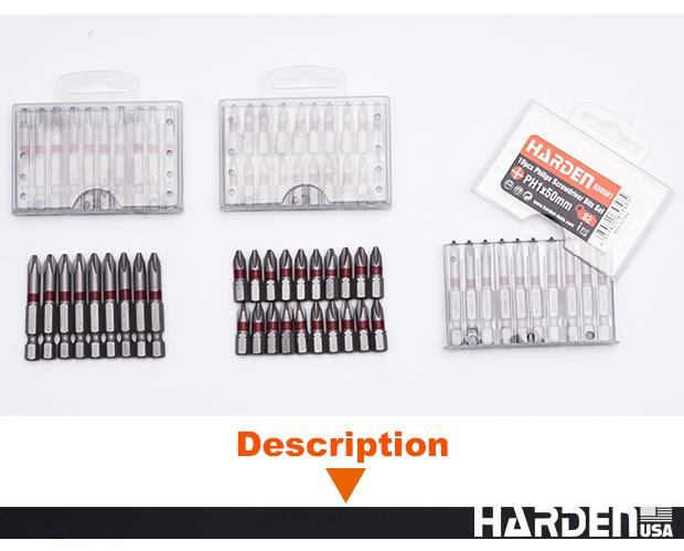 Jogo de Bits Philips HARDEN – Aço S2 Temperado