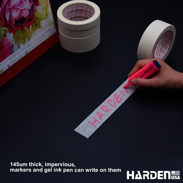 Fita Crepe HARDEN para Pintura e Proteção de Superfícies – Alta Aderência e Remoção Limpa