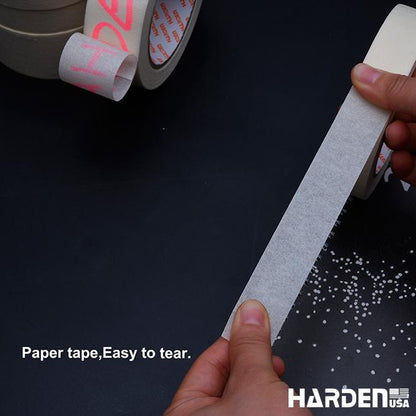 Fita Crepe HARDEN para Pintura e Proteção de Superfícies – Alta Aderência e Remoção Limpa