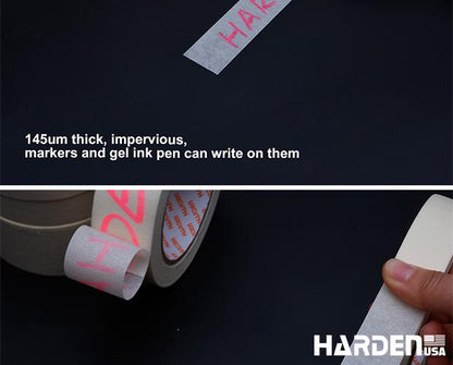 Fita Crepe HARDEN para Pintura e Proteção de Superfícies – Alta Aderência e Remoção Limpa