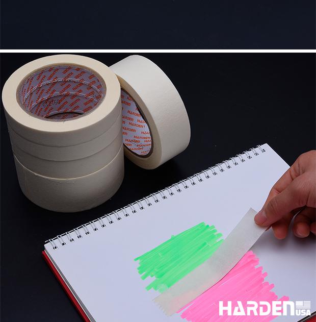 Fita Crepe HARDEN para Pintura e Proteção de Superfícies – Alta Aderência e Remoção Limpa