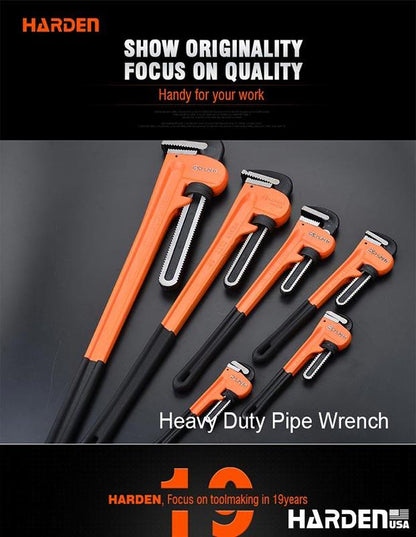 Chave Grifo Stillson Harden – Corpo em Ferro Nodular e Mordentes em Aço CRV