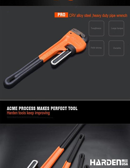 Chave Grifo Stillson Harden – Corpo em Ferro Nodular e Mordentes em Aço CRV