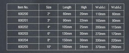Grampo Sargento Tipo C HARDEN – Alta Resistência em Ferro Fundido para Metal e Madeira