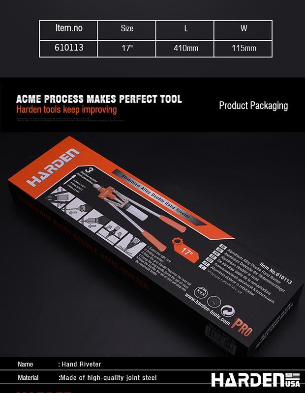 Rebitador de Alavanca Longa 17" (430 mm) Harden