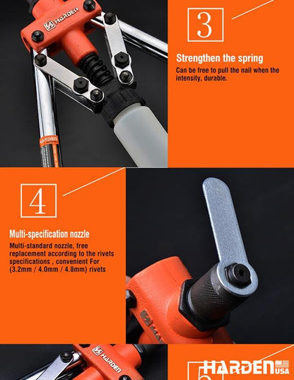 Rebitador de Alavanca Longa 17" (430 mm) Harden