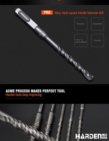 Broca de Martelete Elétrico com Haste Quadrada Profissional