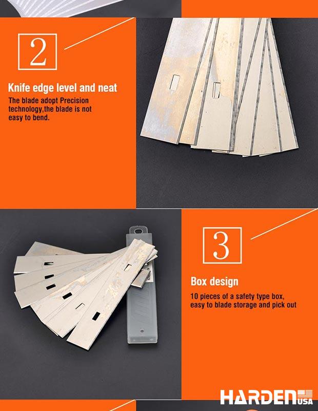 Laminas de 100X18mm para Raspar - Mantenha sua marca sempre