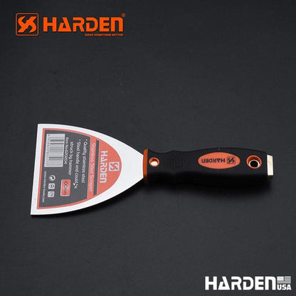 Espátula de Aço Inoxidável HARDEN – Modelos 25mm, 50mm, 75mm, 100mm e 125mm – Lâmina Temperada e Cabo Reforçado