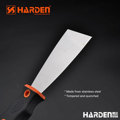 Espátula de Aço Inoxidável HARDEN – Modelos 25mm, 50mm, 75mm, 100mm e 125mm – Lâmina Temperada e Cabo Reforçado
